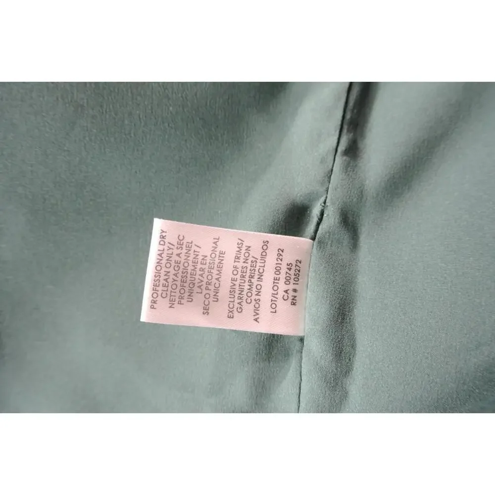 NEW, Kay Unger Adeline Midi Dress in Green Sz 16 #MD1434 - Picture 8 of 9